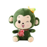 猴子 香蕉猴公仔 可爱毛绒玩具布娃娃玩偶 儿童生日礼物送女友(绿色 40厘米)