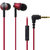铁三角(audio-technica) ATH-CK330iS 入耳式耳机 支持麦克风通话 小巧精致 红色