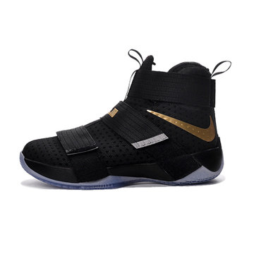 nike耐克詹姆斯士兵10篮球鞋lebronsoldier10战士黑彩虹大灌篮高帮男
