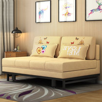 伊美芳妮（Emayfongn）乳胶沙发床可折叠客厅双人小户型沙发多功能1.2米1.5可拆洗布艺沙发床(高密度海绵沙发床 1米沙发床)