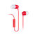漫步者（EDIFIER） H210P 手机耳机 入耳式耳机 耳塞 可通话耳机(红色)