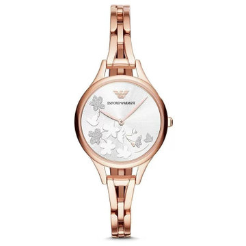 阿玛尼armani女士时尚手链式石英腕表ar11108