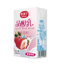 麦趣尔草莓味品酸乳250ml*24盒 草莓味品酸乳