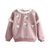 宝宝花朵卫衣 秋装新款女童童装儿童长袖外套上衣wt8775(140 紫色)