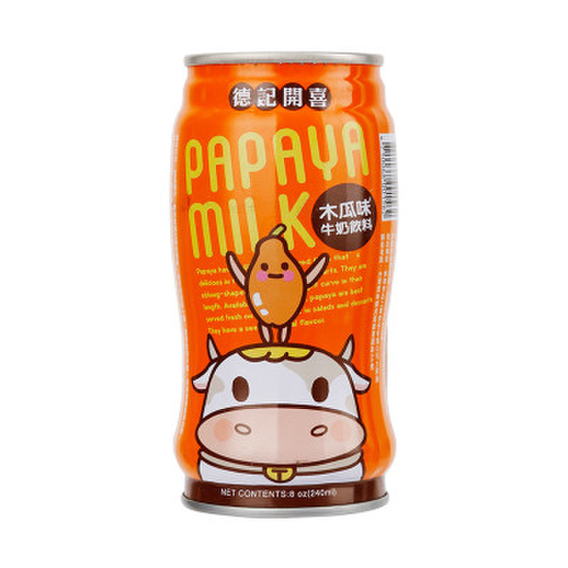德记开喜 木瓜味牛奶饮料 240ml/瓶