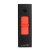 趣玩 创意环保USB充电打火机最小的电子点烟器(黑配红)