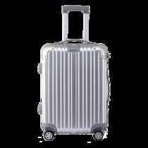 安居先森3820铝合金包角PC拉杆箱行李箱 24寸银色(银色 24英寸)