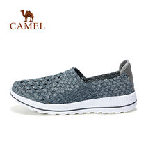 camel/骆驼户外休闲鞋 男款舒适套脚鞋出游鞋休闲鞋男 A712304135(牛仔蓝 44)