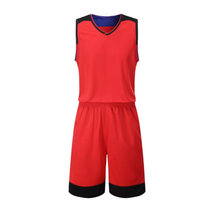 并力NBA17全明星篮球服威少球衣詹姆斯库里欧文运动训练比赛服球衣套装速干透气个性定制印字印号(红色-空版 5XL180-190)