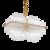 现代简约方形客厅餐厅卧室水晶灯吧台饭厅灯具创意个性后现代吊灯(250*550H350mm 默认)