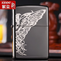 原装ZIPPO打火机 黑冰折翼天使 24802 之宝专柜正版限量男士(红色)