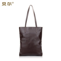 BEIER 贝尔 新品女士进口头层牛皮欧美范手提包复古时尚潮流大容量单肩包