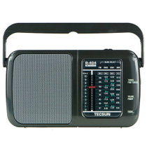 德生(Tecsun) R-404 收音机 交直流两用供电 调频FM/中波/短波 黑色