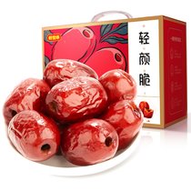 好想你新疆灰枣轻颜脆420g/盒 香酥脆枣无核酥脆去核红枣