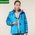 冲锋衣男女三合一两件套户外保暖服登山滑雪服夹克9792(湖蓝色 XL)