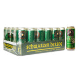 德国进口啤酒 SChwarzer Herzog 歌德黄啤酒500ml*24听整箱装(1 整箱)