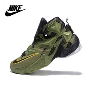 耐克篮球鞋NIKE 詹姆斯13代全明星军绿战靴 精英高帮气垫圣诞版战靴经典款篮球鞋(13代/全明星军绿)