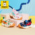 BOBDOG HOUSE巴布豆童鞋儿童凉鞋2020夏季新款中大童包头男童女童沙滩鞋子(22 深蓝红)