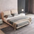 A家 现代软体布艺床现代简约软靠床主卧双人床1.5米1.8米架子床可拆洗卧室软包床(1.5米 床+床头柜*2)