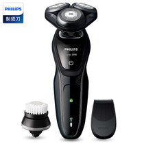 飞利浦（Philips）电动剃须刀 S5000系列 三刀头 干湿双用 全身水洗 带鬓角修发器 S5079(黑色 标配)