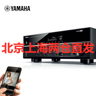 雅马哈（Yamaha）RX-V379 家庭影院 AV功放 5.1声道数字功率放大器 蓝牙/支持4K超高清(金色)