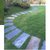 俊采云JCY-Rt12天然青石板铺路汀步石园林草坪踏步石地砖花园垫脚踏石（单位：块）(锈色40*80)