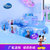迪士尼儿童床女孩护栏单人床软塑料环保材质轻卡通Disney主题床(蓝色 冰雪奇缘系列)