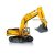 凯迪威1:87挖掘机挖土机合金工程车建筑车模型儿童玩具车06