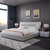 A家家具  皮床 现代皮床卧室简约1.5米1.8米主卧双人床A6100F(如图色 1.8米架子床+床垫)