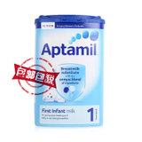 英国爱他美(Aptamil)婴幼儿配方奶粉1段(适合0-6个月) 900g【保质期到18年8月 香港直邮】