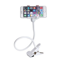 研美车配 车载手机夹 创意懒人手机支架 床头手机架 三星苹果小米自拍杆（白色） MLJ-6952