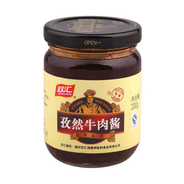 双汇孜然牛肉酱200g瓶