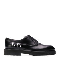 Valentino男士黑色系带鞋 QY0S0B28-VJX-0NI40黑 时尚百搭