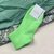 【满五双包邮】韩国进口女袜秋季棉袜荧光色复古色多选低帮女士袜(荧光绿)