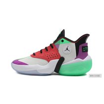 Nike耐克乔丹JORDAN AIR REACT威少简版气垫减震AJ男子篮球鞋跑步鞋CK6617-101(多色 44)