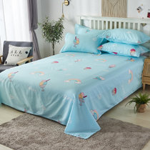 BedInFun 单件夏季被单枕套 床上用品单人双人水洗棉冬季学生宿舍床单(如梦)
