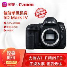 佳能（Canon）EOS 5D Mark IV 机身 单反相机 （约3040万像素 双核CMOS 4K短片 Wi-Fi/NFC）