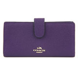 蔻驰（COACH）时尚纹理休闲女士中长款钱包52326(紫色)