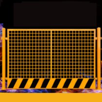 俊采云JCY-C13基坑护栏工地施工围栏建筑工具化临边 黄色 网定型化安防护栏杆 网片款--黄色1.8*2米(黄色 JCY-C13)
