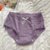 静妍欧尼～ 做个快乐的女孩紫～清新温柔夏季少女内裤法式三角裤(深紫：）两条 XL)