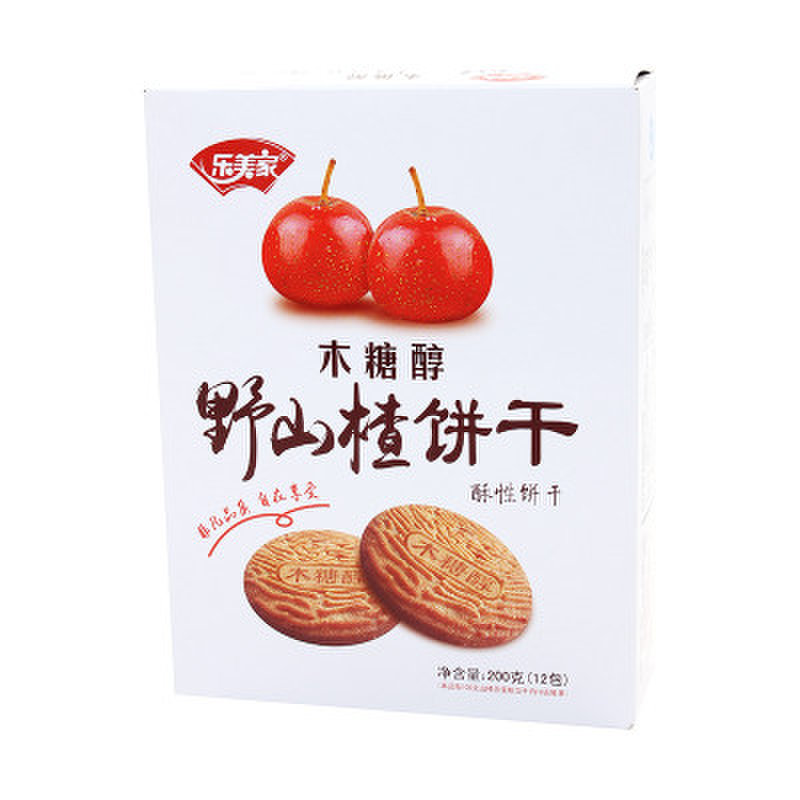 乐美家木糖醇野山楂饼干200g/盒【图片 价格 品牌 报价】-真快乐app
