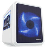 先马（SAMA）米立方(白) 小板专用迷你游戏电脑机箱（U3双SSD/背线大侧透平置结构/支持高塔CPU散热器/双显卡）