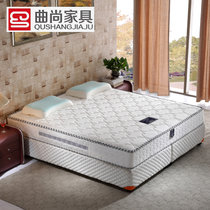 曲尚(Qushang) 天然乳胶席梦思 薰衣草床垫 超静音双人独立袋床垫1.8米FCD8162(1500*1900)