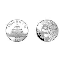 1987 熊猫纪念币1盎司银币