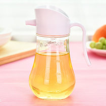厨房玻璃油壶250ml可控油瓶防漏油瓶装酱油壶醋瓶调味瓶定量瓶(白色)