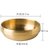 韩国不锈钢冷面碗防烫隔热拌饭碗商用拉面碗金色炸酱碗韩式大碗(双层隔热碗 金色 直径21cm高7cm)