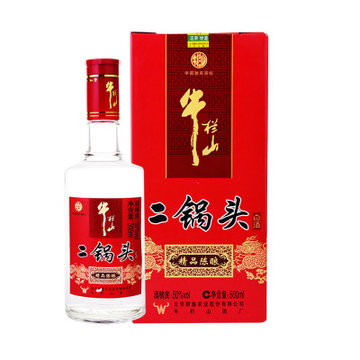 【牛欄山白酒】50度精品陳釀牛欄山二鍋頭酒500ml/瓶【圖片 價格 品牌