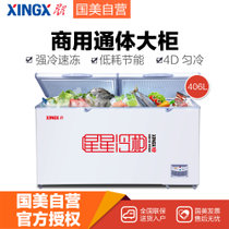 星星(XINGX) BD/BC-406E 406L 卧式冷柜 冷藏冷冻 白