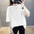 大码女装蕾丝网纱拼接短袖t恤女新款韩版宽松洋气减龄上衣ins(白色短袖 XL【建议130-160斤】)