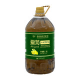 爱菊 小榨菜籽油5L 哈萨克斯坦进口原料 浓香压榨食用油 大桶10斤